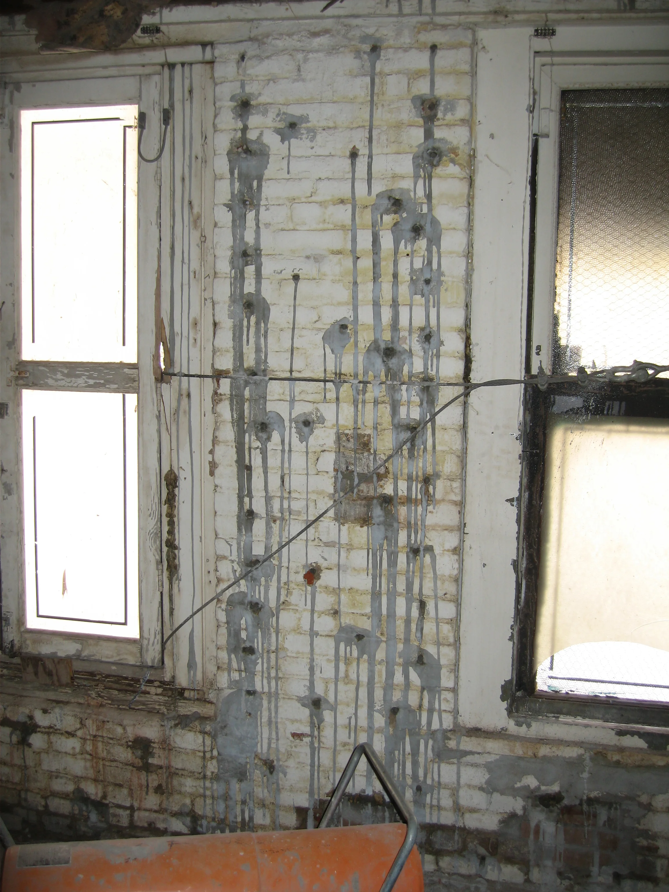 Sidewalk — bluestone tinted concrete